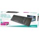 Omega OKB004B Ασύρματο Πληκτρολόγιο με Touchpad Αγγλικό US Omega OKB004B Ασύρματο Πληκτρολόγιο με Touchpad Αγγλικό US