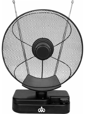 DM-0048 Εσωτερική Κεραία Τηλεόρασης (απαιτεί τροφοδοσία) σε Μαύρο Χρώμα Σύνδεση με Ομοαξονικό (Coaxial) Καλώδιο DM-0048 Εσωτερική Κεραία Τηλεόρασης (απαιτεί τροφοδοσία) σε Μαύρο Χρώμα Σύνδεση με Ομοαξονικό (Coaxial) Καλώδιο