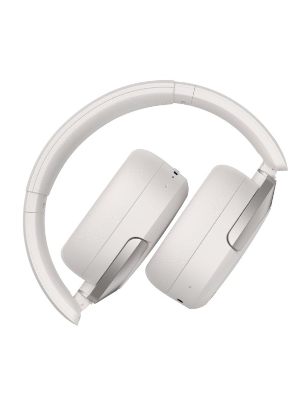 Edifier W830NB Hybrid Ασύρματα / Ενσύρματα On Ear Ακουστικά με 54 ώρες Λειτουργίας Λευκά 010362