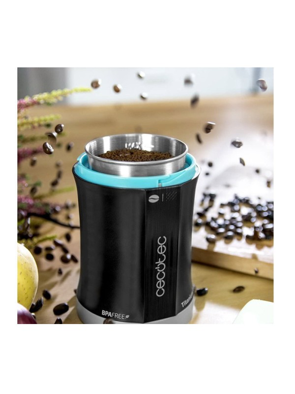 Cecotec Titanmill 200 01502 Ηλεκτρικός Μύλος Καφέ 200W με Χωρητικότητα 50gr Μαύρος Cecotec Titanmill 200 01502 Ηλεκτρικός Μύλος Καφέ 200W με Χωρητικότητα 50gr Μαύρος