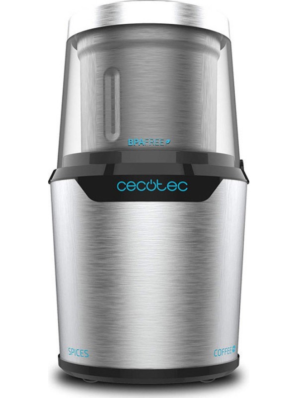 Cecotec TitanMill 300 DuoClean 01559 Ηλεκτρικός Μύλος Καφέ 300W με Χωρητικότητα 90gr Ασημί Cecotec TitanMill 300 DuoClean 01559 Ηλεκτρικός Μύλος Καφέ 300W με Χωρητικότητα 90gr Ασημί