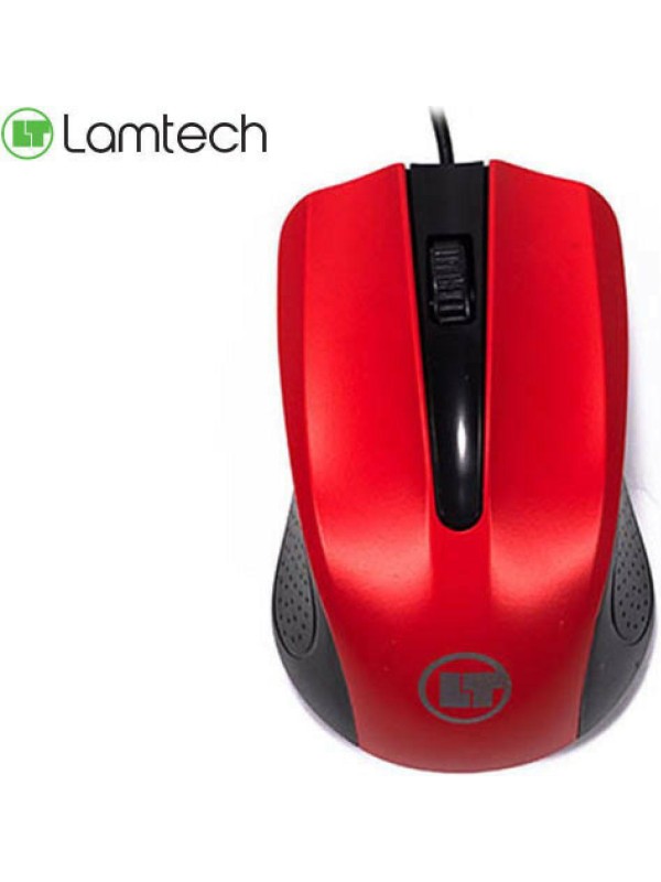 Lamtech LAM021233 Ενσύρματο Ποντίκι Κόκκινο Lamtech LAM021233 Ενσύρματο Ποντίκι Κόκκινο