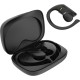 Lamtech LAM021820 Earbud Bluetooth Handsfree Ακουστικά με Θήκη Φόρτισης Μαύρα 