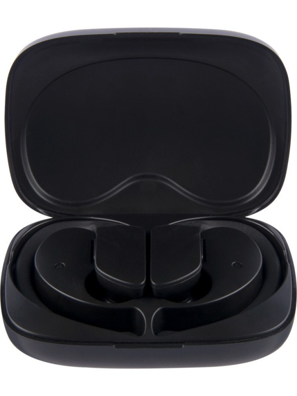 Lamtech LAM021820 Earbud Bluetooth Handsfree Ακουστικά με Θήκη Φόρτισης Μαύρα 