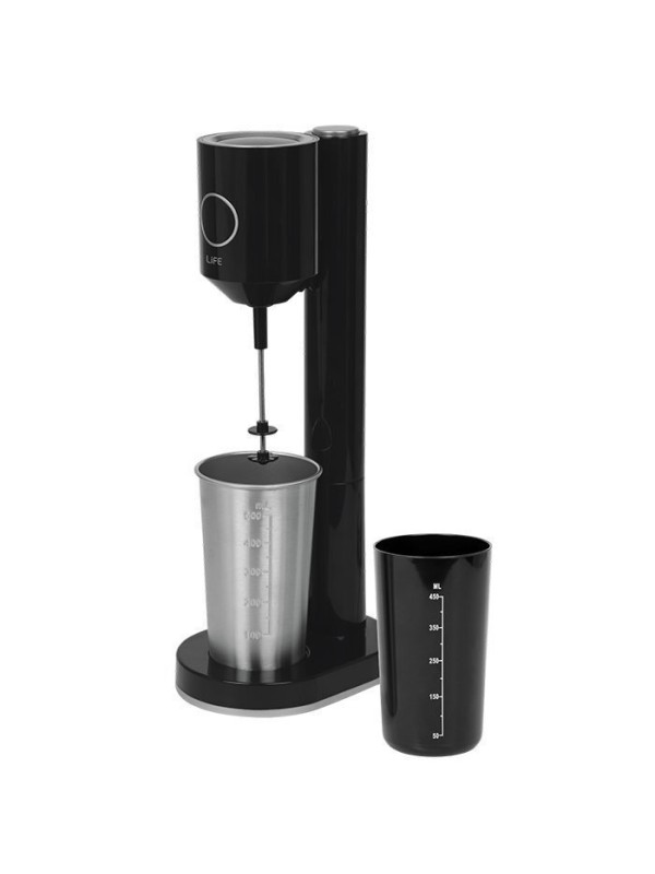 Life Le Roi Φραπεδιέρα Επιτραπέζια 100W με 2 Ταχύτητες Μαύρη 221-0393