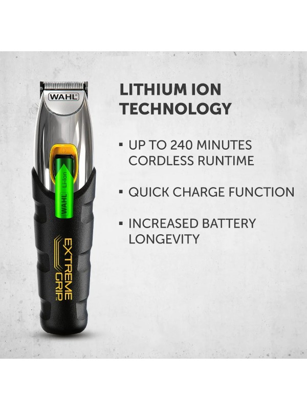 Wahl Professional Extreme Επαναφορτιζόμενη Κουρευτική Μηχανή Μαύρη 09893.0440