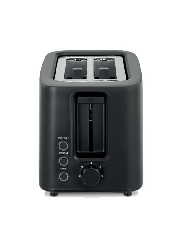 Life Crunchy Φρυγανιέρα 2 Θέσεων 750W Μαύρη 221-0444