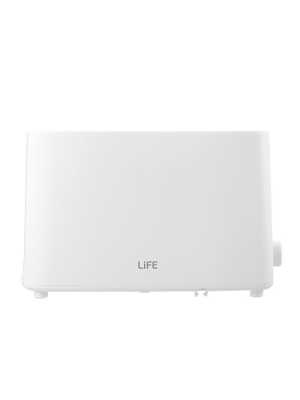 Life Crunchy Φρυγανιέρα 2 Θέσεων 750W Λευκή 221-0445