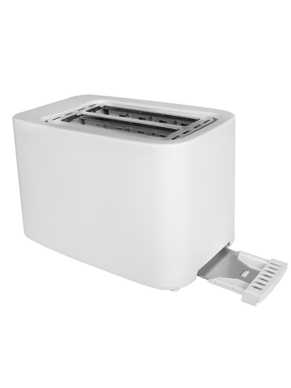 Life Crunchy Φρυγανιέρα 2 Θέσεων 750W Λευκή 221-0445