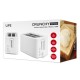 Life Crunchy Φρυγανιέρα 2 Θέσεων 750W Λευκή 221-0445