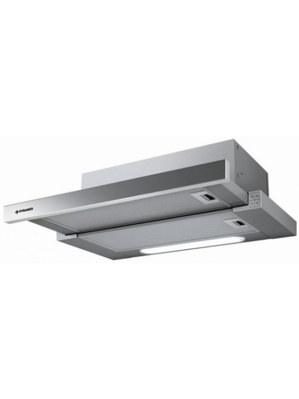 Pyramis Slim Turbo PRO.  Συρόμενος Απορροφητήρας 60cm Inox 065313301