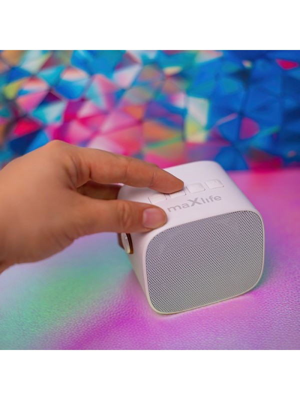 Maxlife Σύστημα Karaoke με Ασύρματo Μικρόφωνo MXKS-100 σε Λευκό Χρώμα Maxlife Σύστημα Karaoke με Ασύρματo Μικρόφωνo MXKS-100 σε Λευκό Χρώμα