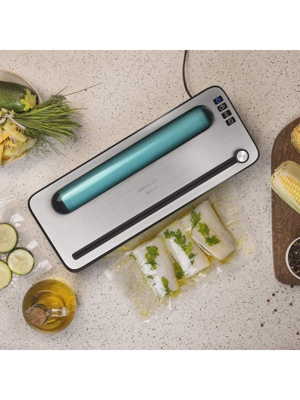 Cecotec Συσκευή Vacuum με Μέγιστο Μήκος Σφραγίσματος 310mm SealVac 120 SteelCut Cecotec Συσκευή Vacuum με Μέγιστο Μήκος Σφραγίσματος 310mm SealVac 120 SteelCut