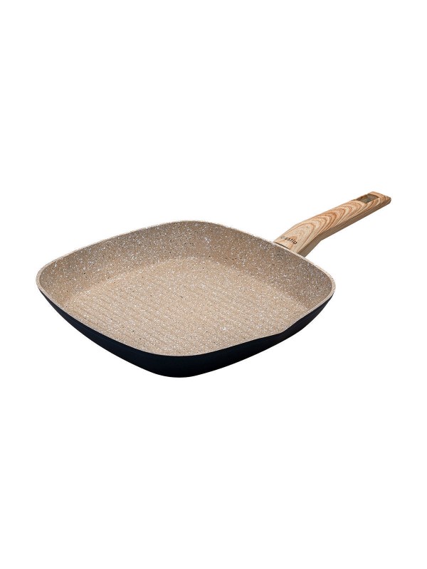 Estia Earth Γκριλιέρα από Αλουμίνιο με Αντικολλητική Επίστρωση 28cm Estia Earth Γκριλιέρα από Αλουμίνιο με Αντικολλητική Επίστρωση 28cm