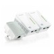 TP-LINK TL-WPA4220T KIT v1 Powerline Τριπλό για Ασύρματη Σύνδεση Wi‑Fi 4 και 2 Θύρες Ethernet