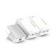 TP-LINK TL-WPA4220T KIT v1 Powerline Τριπλό για Ασύρματη Σύνδεση Wi‑Fi 4 και 2 Θύρες Ethernet