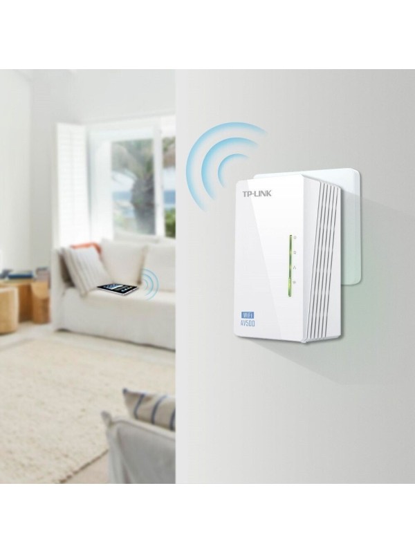 TP-LINK TL-WPA4220T KIT v1 Powerline Τριπλό για Ασύρματη Σύνδεση Wi‑Fi 4 και 2 Θύρες Ethernet