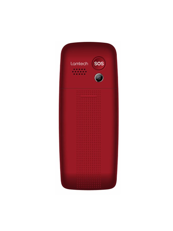 Lamtech Tiny L II Dual SIM Κινητό με Μεγάλα Κουμπιά Κόκκινο 113164