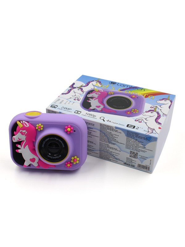 ΒΙΝΤΕΟΚΑΜΕΡΑ LAMTECH WITH SILICON CASE UNICORN POLLY LAM 111979 ΒΙΝΤΕΟΚΑΜΕΡΑ LAMTECH WITH SILICON CASE UNICORN POLLY LAM 111979