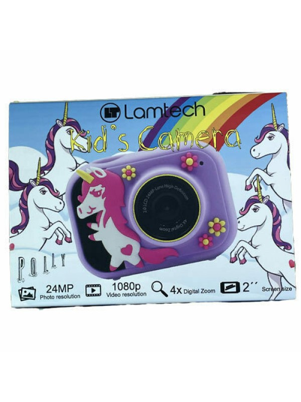 ΒΙΝΤΕΟΚΑΜΕΡΑ LAMTECH WITH SILICON CASE UNICORN POLLY LAM 111979 ΒΙΝΤΕΟΚΑΜΕΡΑ LAMTECH WITH SILICON CASE UNICORN POLLY LAM 111979