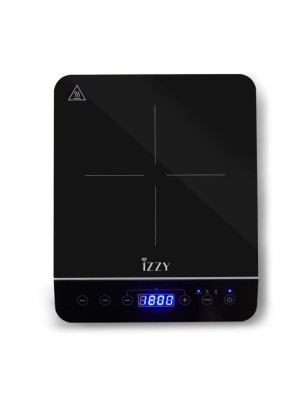 Izzy Επιτραπέζια Εστία Επαγωγική Μονή Μαύρη IZ-1204  Κωδικός: 225317 
