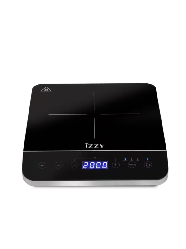 Izzy Επιτραπέζια Εστία Επαγωγική Μονή Μαύρη IZ-1204  Κωδικός: 225317 