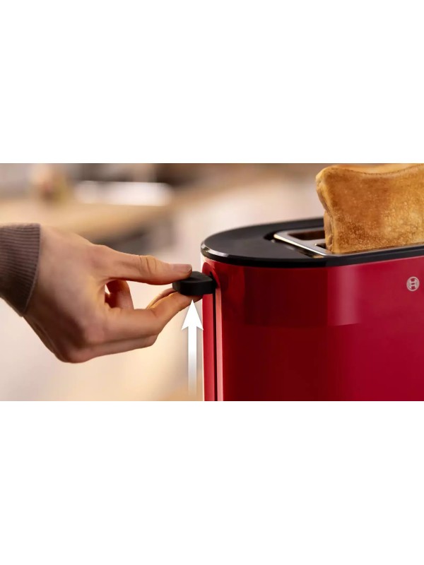 Bosch MyMoment Φρυγανιέρα 2 Θέσεων TAT 2 M 124 950W Κόκκινη Bosch MyMoment Φρυγανιέρα 2 Θέσεων TAT 2 M 124 950W Κόκκινη