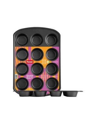 Ταψι Φόρμα Ζαχαροπλαστικής για Cupcakes/Muffins 12 Θέσεων 39.5x26.5x3.5εκ. Ταψι Φόρμα Ζαχαροπλαστικής για Cupcakes/Muffins 12 Θέσεων 39.5x26.5x3.5εκ.