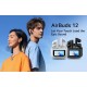 AirBuds 12 Bluetooth Handsfree Ακουστικά με Αντοχή στον Ιδρώτα και Θήκη Φόρτισης Λευκά AirBuds 12 Bluetooth Handsfree Ακουστικά με Αντοχή στον Ιδρώτα και Θήκη Φόρτισης Λευκά