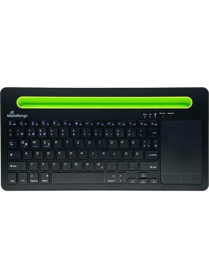 MediaRange MROS131-GR Ασύρματο Bluetooth Πληκτρολόγιο με Touchpad για Tablet Ελληνικό MediaRange MROS131-GR Ασύρματο Bluetooth Πληκτρολόγιο με Touchpad για Tablet Ελληνικό