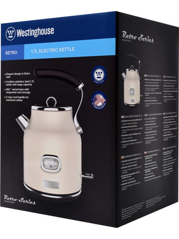 Westinghouse Βραστήρας 1.7lt 2200W Λευκός Westinghouse Βραστήρας 1.7lt 2200W Λευκός