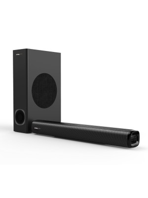 Crystal Audio CASB160S Soundbar 2.1 Bluetooth και HDMI 160W με Τηλεχειριστήριο Μαύρο