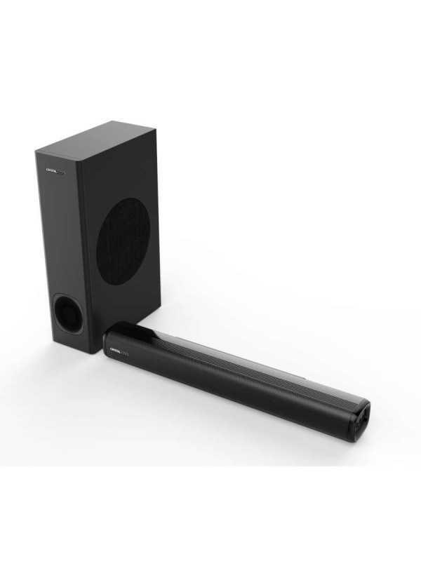 Crystal Audio CASB160S Soundbar 2.1 Bluetooth και HDMI 160W με Τηλεχειριστήριο Μαύρο