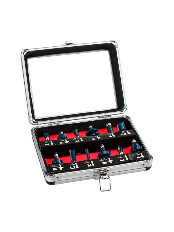 Bormann Pro BHT1620 Σετ Φρέζες για Ρούτερ Σετ Φρέζες Καρβιδίου 8mm 12τμχ Bormann Pro BHT1620 Σετ Φρέζες για Ρούτερ Σετ Φρέζες Καρβιδίου 8mm 12τμχ