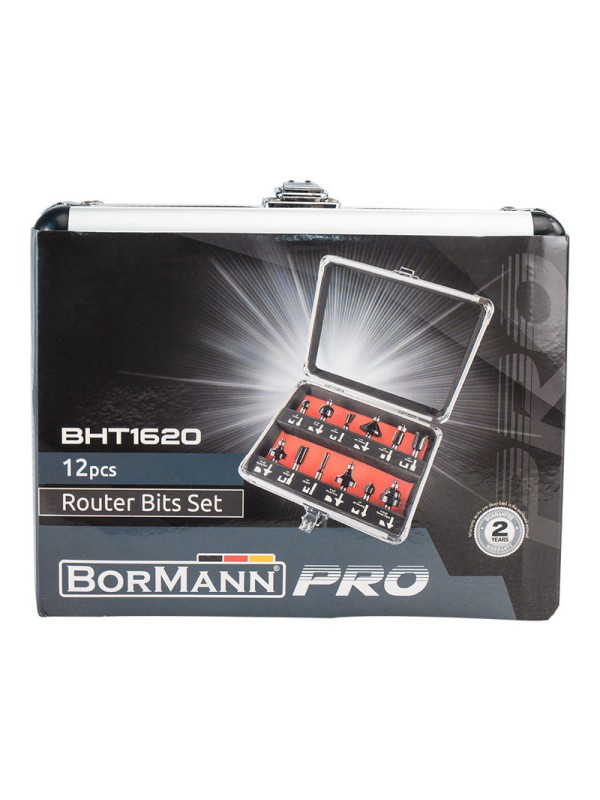 Bormann Pro BHT1620 Σετ Φρέζες για Ρούτερ Σετ Φρέζες Καρβιδίου 8mm 12τμχ Bormann Pro BHT1620 Σετ Φρέζες για Ρούτερ Σετ Φρέζες Καρβιδίου 8mm 12τμχ