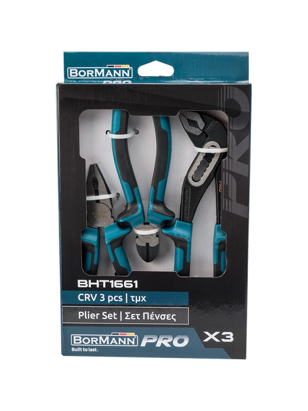 Bormann Pro BHT1661 Σετ Πένσες 3τμχ 036562