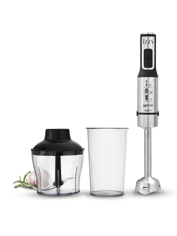 Izzy CHOP IZ-1701 224140 Ραβδομπλέντερ με Ανοξείδωτη Ράβδο 1200W Ασημί Izzy CHOP IZ-1701 224140 Ραβδομπλέντερ με Ανοξείδωτη Ράβδο 1200W Ασημί