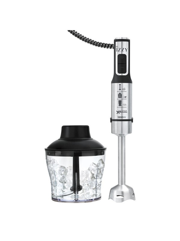 Izzy CHOP IZ-1701 224140 Ραβδομπλέντερ με Ανοξείδωτη Ράβδο 1200W Ασημί Izzy CHOP IZ-1701 224140 Ραβδομπλέντερ με Ανοξείδωτη Ράβδο 1200W Ασημί