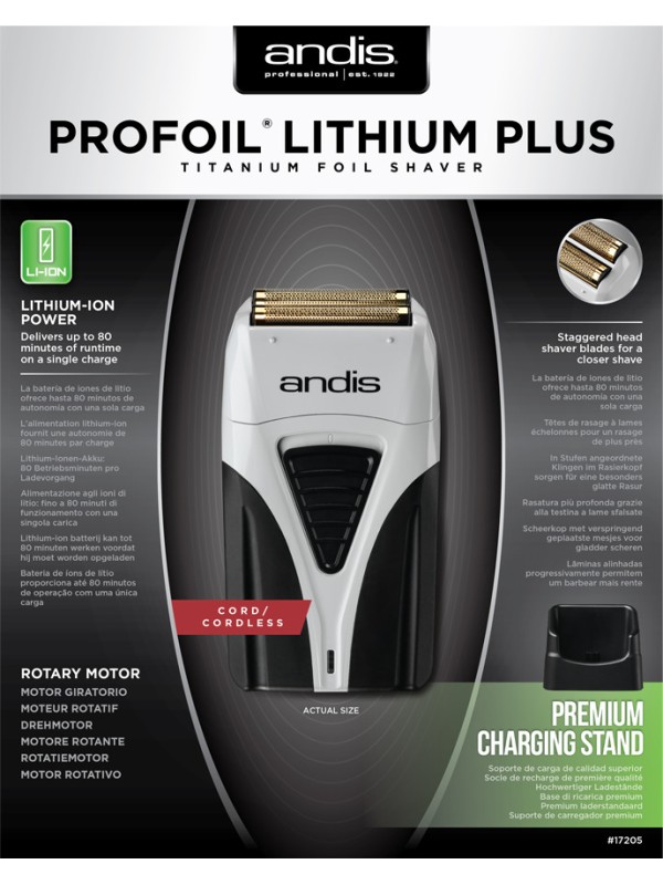 Ξυριστική Μηχανή Andis Profoil Shaver Plus TS-2 (17260) 102341 Ξυριστική Μηχανή Andis Profoil Shaver Plus TS-2 (17260) 102341