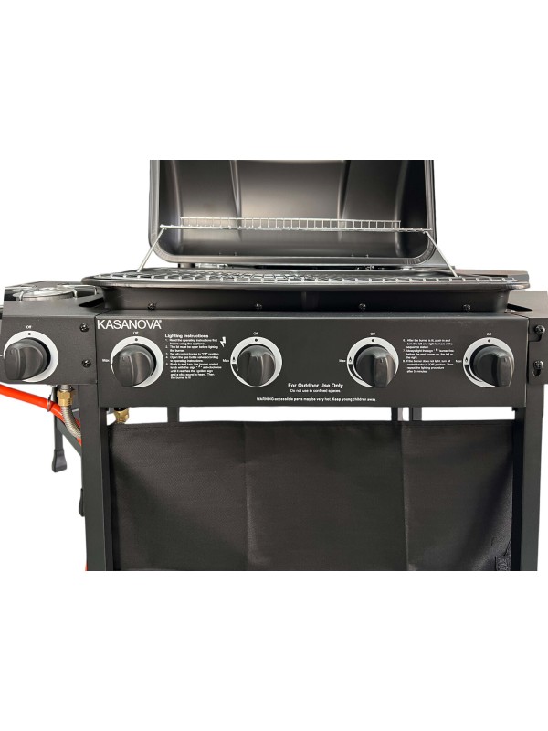 ΨΗΣΤΙΕΡΑ CASANOVA KS 18024 4 ΕΣΤΙΕΣ 64.5x35.5εκ. 10kW και Πλαϊνό Μάτι