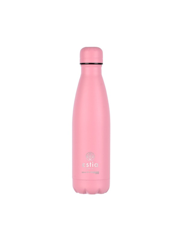 Estia Travel Flask Lite Save the Aegean Ανακυκλώσιμο Μπουκάλι Θερμός Ανοξείδωτο BPA Free 500ml Blossom Rose 01-18030 Estia Travel Flask Lite Save the Aegean Ανακυκλώσιμο Μπουκάλι Θερμός Ανοξείδωτο BPA Free 500ml Blossom Rose 01-18030