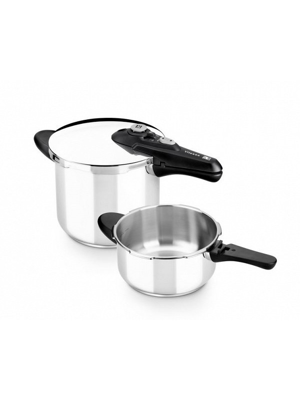 BRA Vitesse Χύτρες Ταχύτητας Set Quattro 7lt + 4lt A185105 BRA Vitesse Χύτρες Ταχύτητας Set Quattro 7lt + 4lt A185105