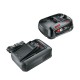 Bosch Σετ Μπαταρίας Χωρητικότητας 2.5Ah 18V με Φορτιστή Κωδικός: 1600A031T4 
