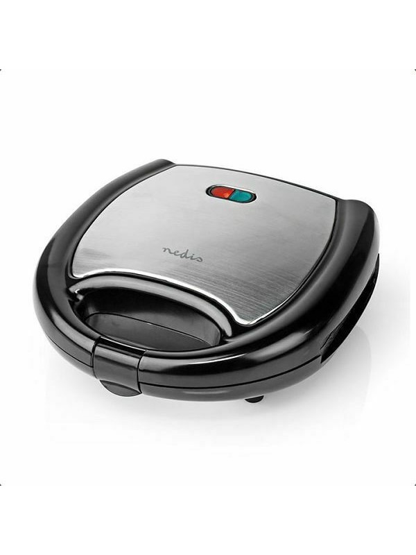 Nedis KAWP 200 BK Βαφλιέρα 2 Θέσεων σε Ορθογώνιο Σχήμα 750W