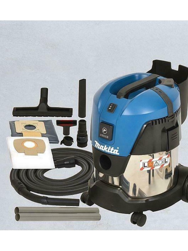 Makita VC 2012 L Σκούπα Υγρών / Στερεών 1000W με Ανοξείδωτο Κάδο 15lt