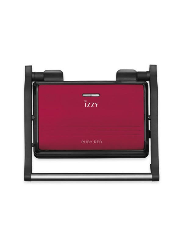 Izzy Panini IZ-2027 Τοστιέρα για 2 Τοστ 1000W Κόκκινη Izzy Panini IZ-2027 Τοστιέρα για 2 Τοστ 1000W Κόκκινη