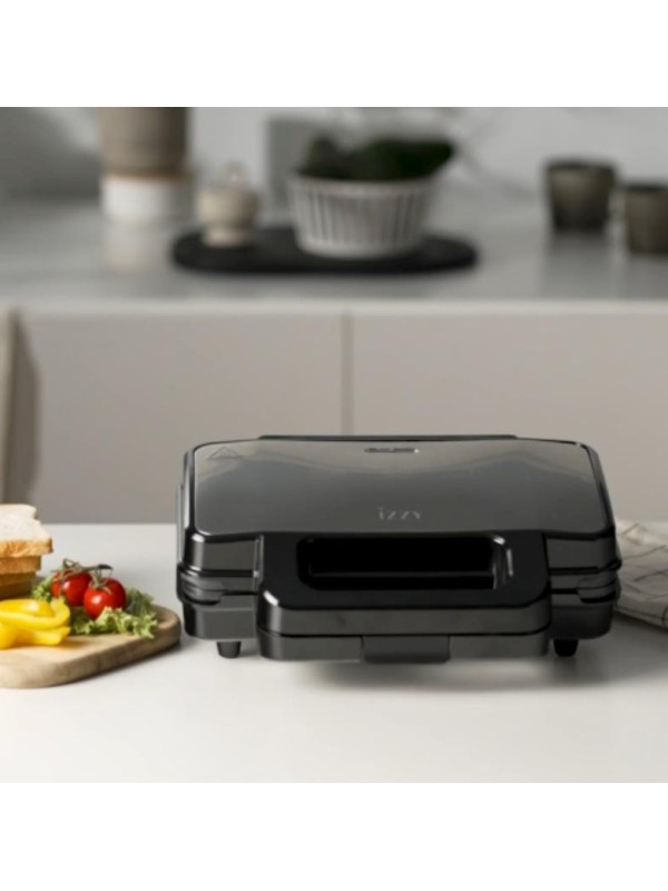 Izzy IZ-2036 Τοστιέρα Γκριλιέρα με Αποσπώμενες Πλάκες 1000W Inox