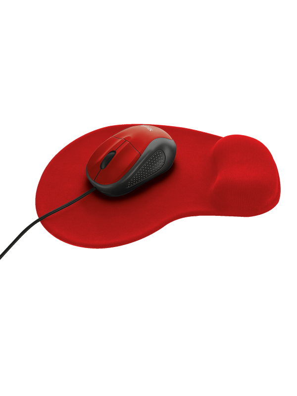 TRUST 20427 PRIMO MOUSE WITH MOUSE PAD RED TRUST 20427 PRIMO MOUSE WITH MOUSE PAD RED