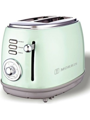 Morris R20815TSG Φρυγανιέρα 2 Θέσεων 850W Πράσινη Morris R20815TSG Φρυγανιέρα 2 Θέσεων 850W Πράσινη