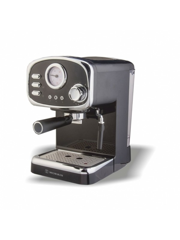 Morris Μηχανή Espresso 1100W Πίεσης 20bar Μαύρη R20822EMK Morris Μηχανή Espresso 1100W Πίεσης 20bar Μαύρη R20822EMK